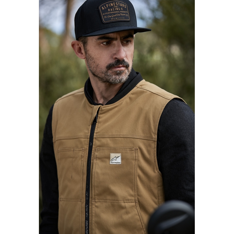 Chaleco con sistema de airbag Tech-Air®3 V2 Canvas de Alpinestars, color negro