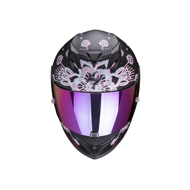 Casco integral Scorpion EXO-520 AIR Tina negro-plata - II. calidad