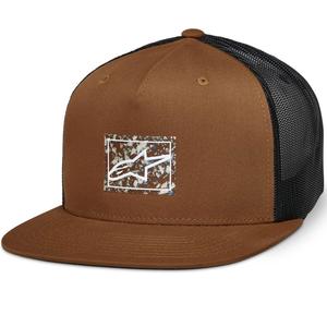 Gorra de camionero Alpinestars Mackinic marrón-negra