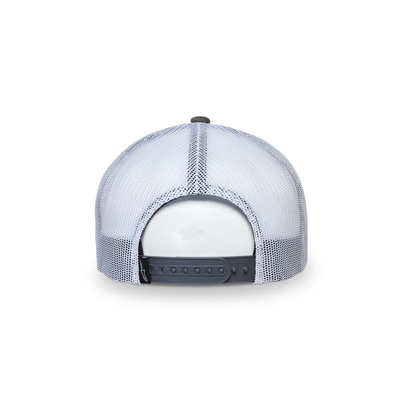 Gorra de camionero Alpinestars That Way de color gris y blanco