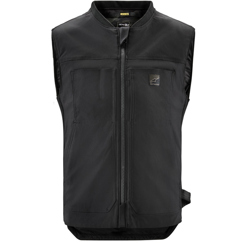 Chaleco con sistema de airbag Tech-Air®3 V2 Canvas de Alpinestars, color negro