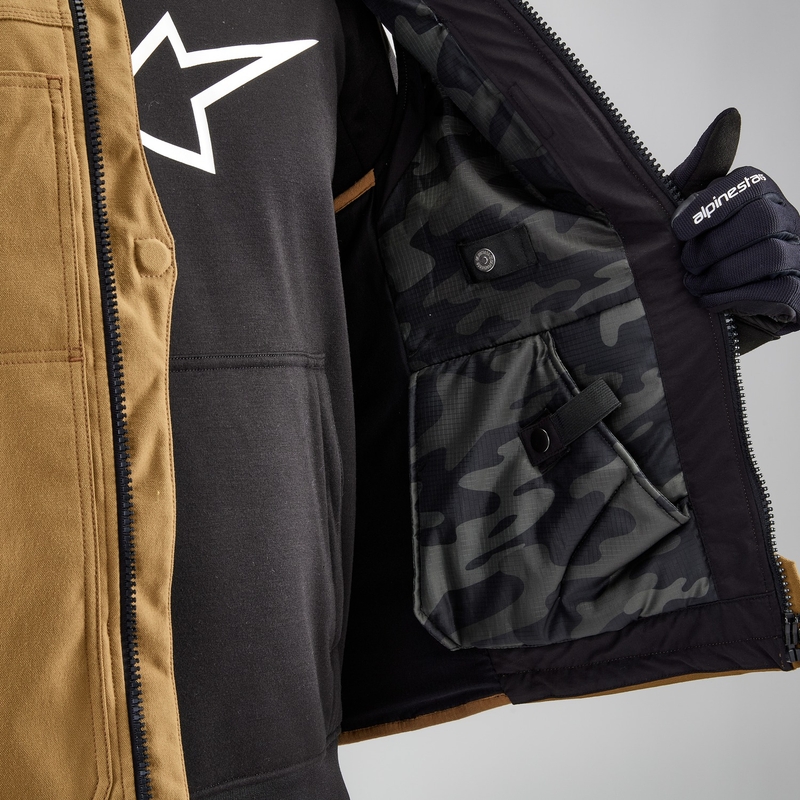 Chaleco con sistema de airbag Tech-Air®3 V2 Canvas de Alpinestars en color beige