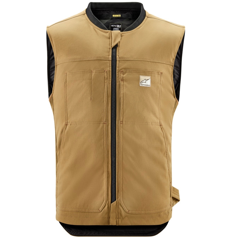 Chaleco con sistema de airbag Tech-Air®3 V2 Canvas de Alpinestars en color beige