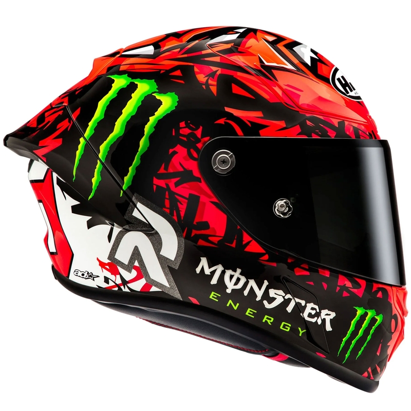 Casco integral de moto HJC RPHA 1 Quartararo Replica II MC1 rojo-negro-blanco-verde
