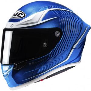 Casco integral para moto HJC RPHA 1 Lovis MC2 azul-blanco-negro