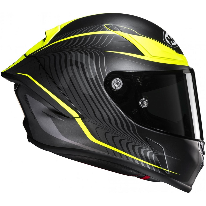 Casco integral para moto HJC RPHA 1 Lovis MC3HSF negro-amarillo fluo