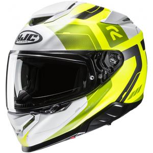 Casco integral para moto HJC RPHA 71 Cozad MC3HSF gris-negro-amarillo fluo