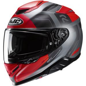 Casco integral para moto HJC RPHA 71 Cozad MC1SF gris-negro-rojo