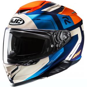 Casco integral para moto HJC RPHA 71 Cozad MC27 azul-naranja-beige