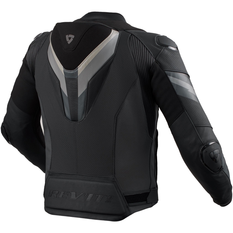 Chaqueta de moto Revit Quantum 3 Pro negra-antracita