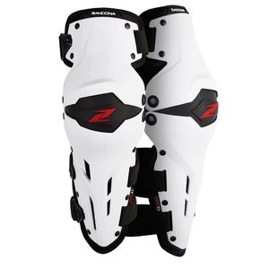 Rodilleras para moto Zandona X-Treme Kneeguard blanco-negro