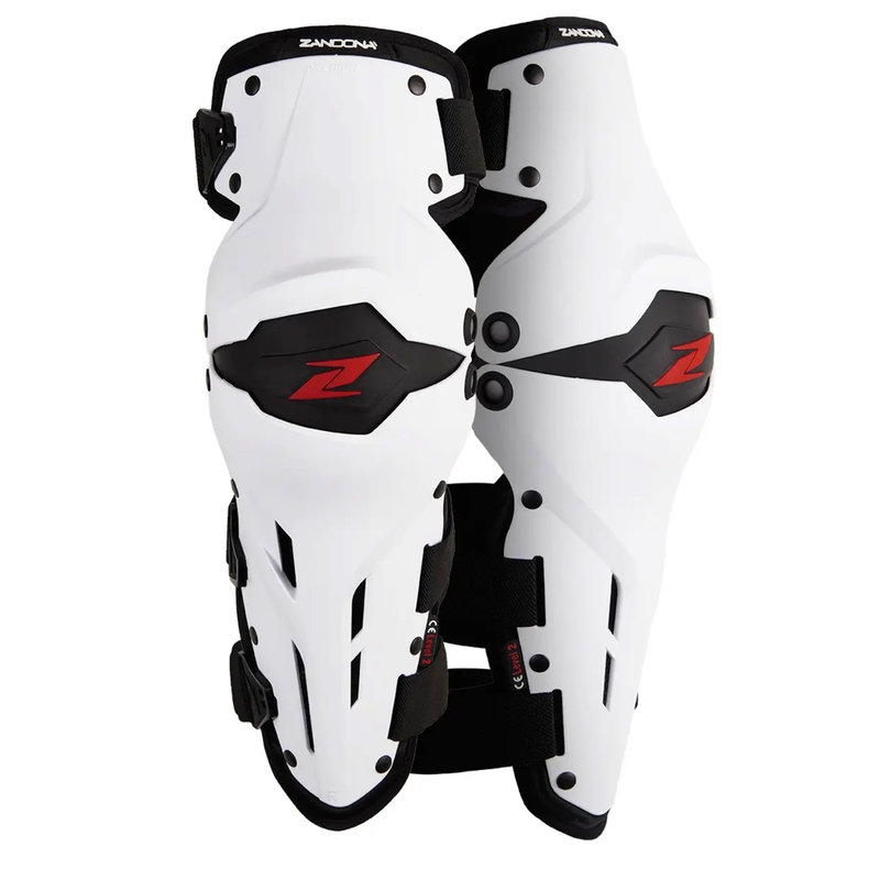 Rodilleras para moto Zandona X-Treme Kneeguard blanco-negro