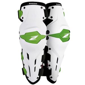 Rodilleras para moto Zandona X-Treme Kneeguard blanco-verde