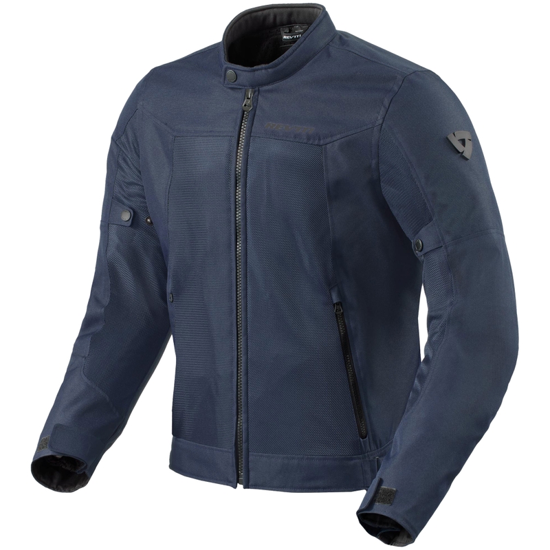 Chaqueta de moto azul Revit Eclipse 2