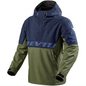 Chaqueta de moto Revit Smock Photon azul oscuro-verde