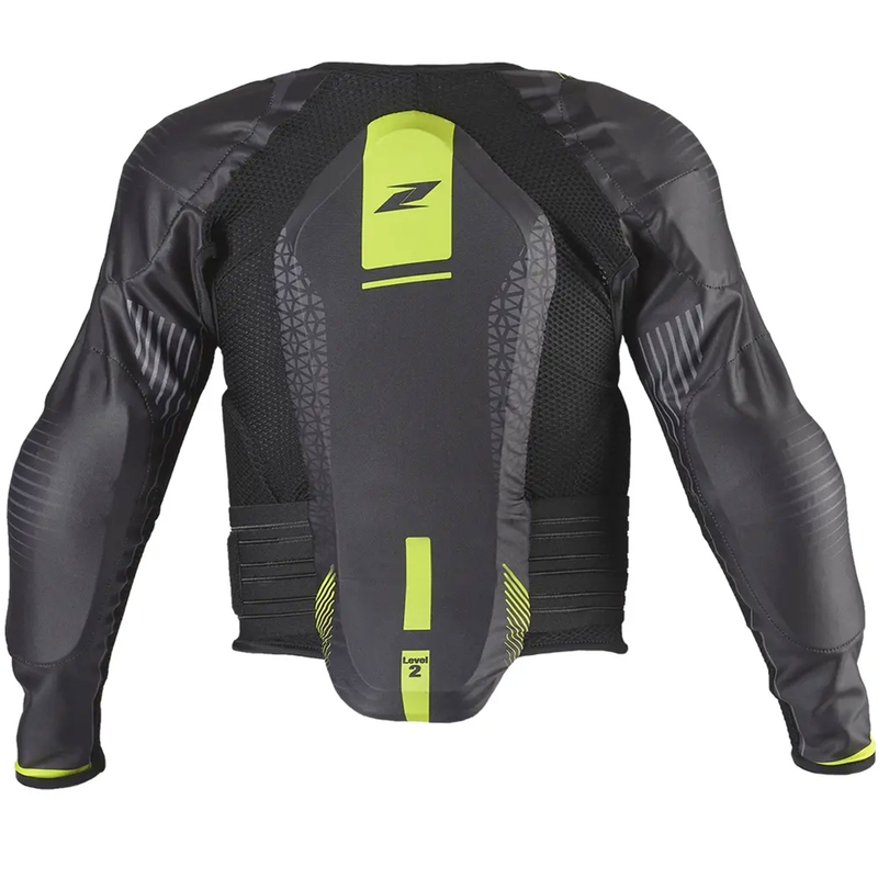 Chaleco protector infantil Zandona Netcube Jacket X8 negro-amarillo fluo 136-150 cm
