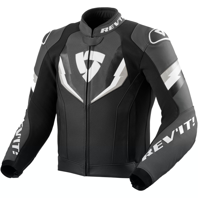 Chaqueta de moto Revit Quantum 3 negra-antracita