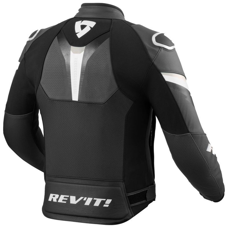 Chaqueta de moto Revit Quantum 3 negra-antracita
