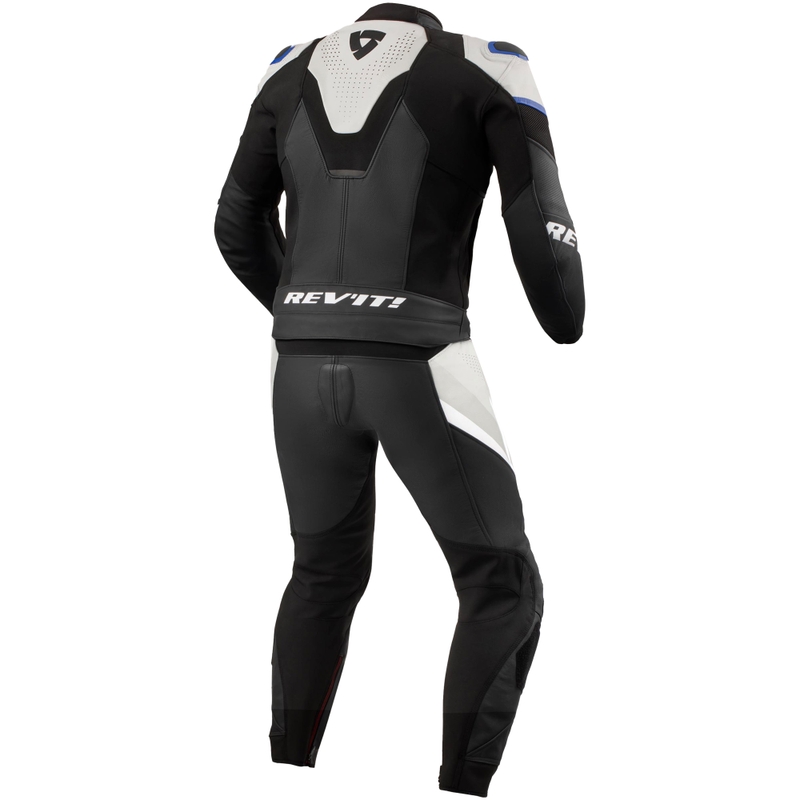 Traje de cuero Revit Beta 2 negro-gris claro