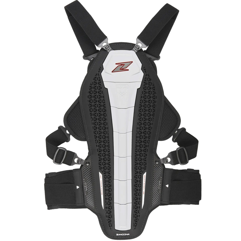Protector de columna y pecho Zandona Hybrid Armour X8 blanco 178-187 cm