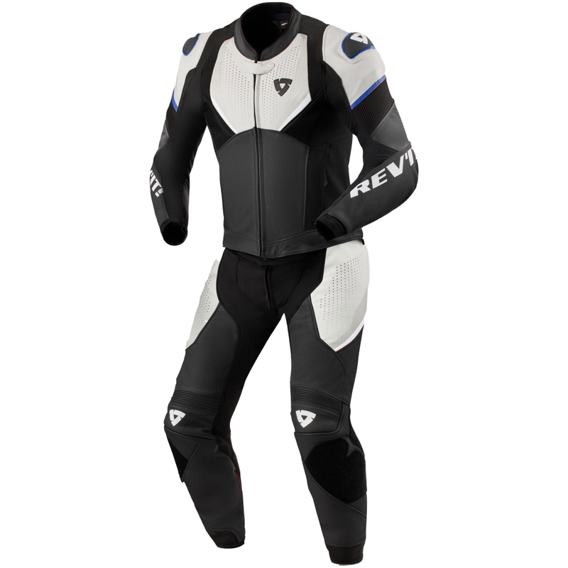 Traje de cuero Revit Beta 2 negro-gris claro