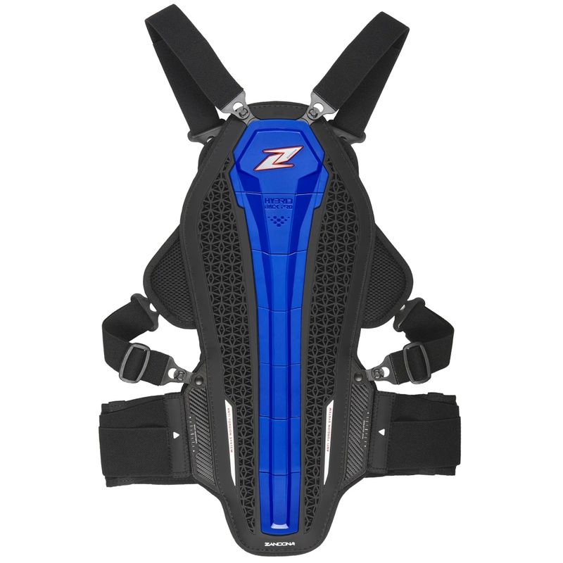 Protector de columna y pecho Zandona Hybrid Armour X6 azul 158-167 cm