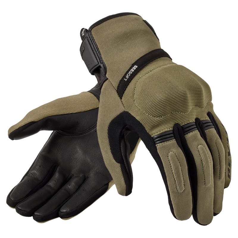 Guantes de moto Revit Mosca 2 verde-negro