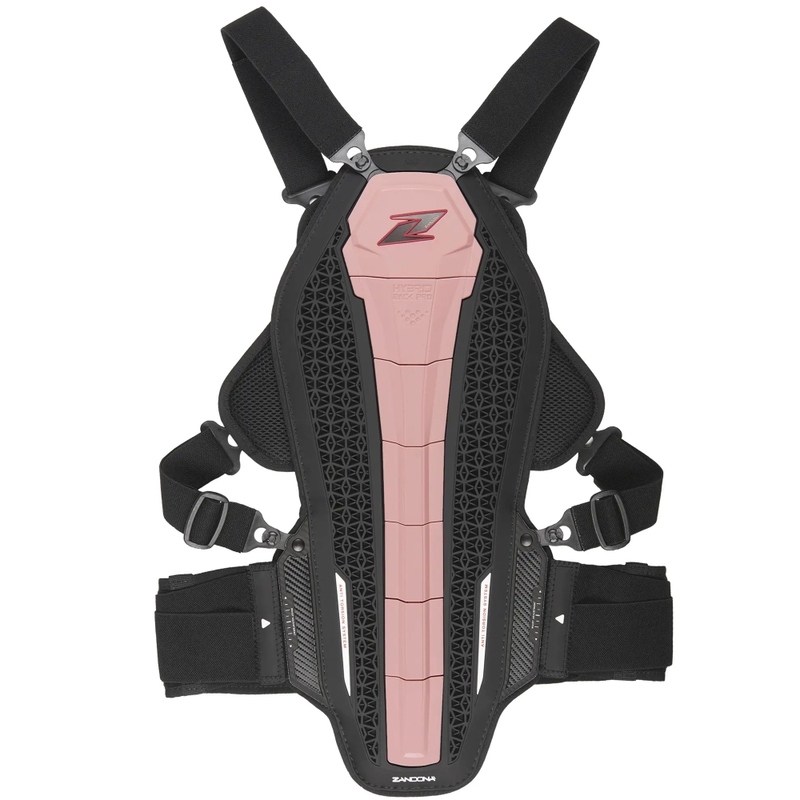 Protector de columna y pecho Zandona Hybrid Armour X8 rosa 178-187 cm