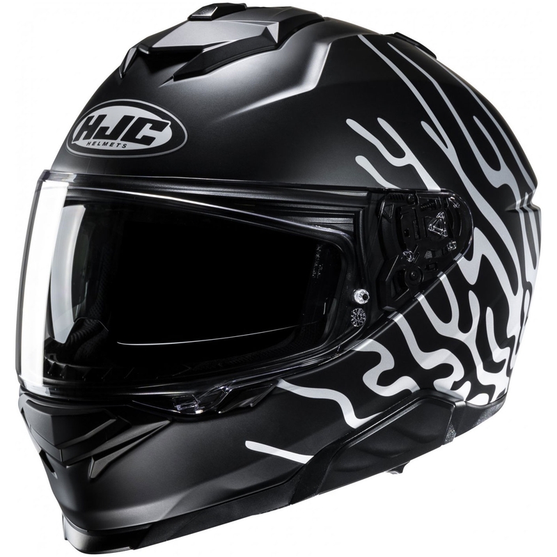 Casco integral de moto HJC i71 Celos MC5SF negro-blanco