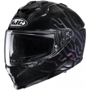 Casco integral de moto HJC i71 Celos MC5 negro-morado-plata