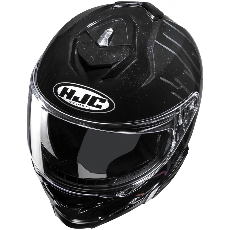 Casco integral de moto HJC i71 Celos MC5 negro-morado-plata