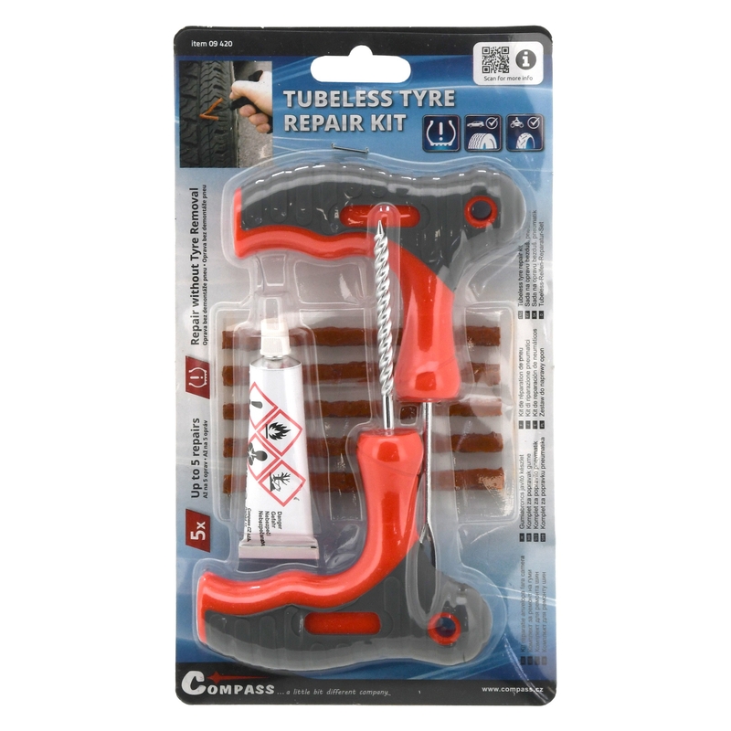 Souprava na opravu defektu pneumatiky