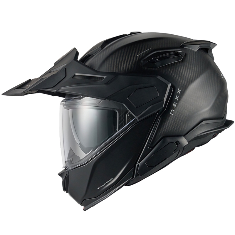 Casco de moto abatible Nexx X.Lifecountry Zero PRO negro mate liquidación