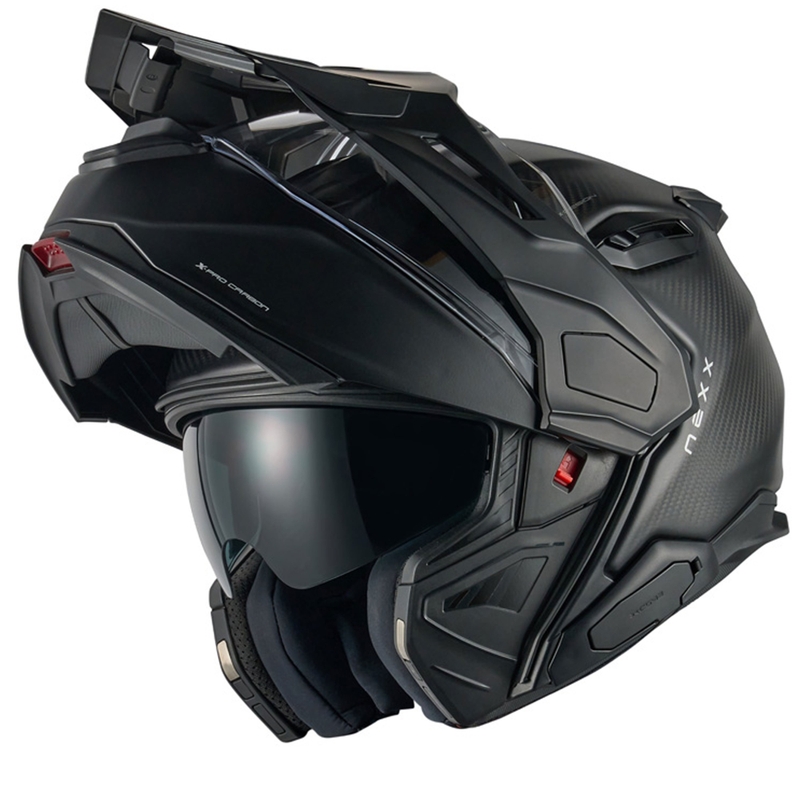 Casco de moto abatible Nexx X.Lifecountry Zero PRO negro mate liquidación