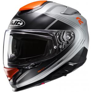 Casco integral de moto HJC RPHA 71 Frepe MC7SF gris-negro-naranja