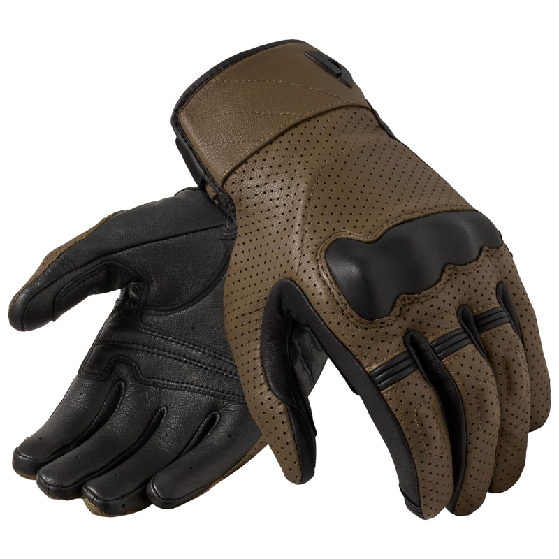 Guantes de moto Revit New Heights marrón-negro
