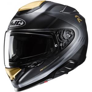Casco integral de moto HJC RPHA 71 Frepe MC9SF negro-dorado