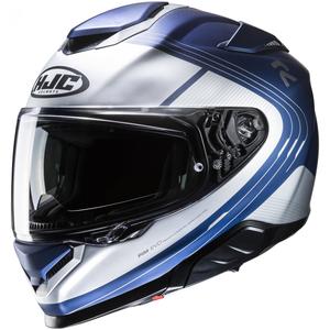 Casco integral de moto HJC RPHA 71 Frepe MC2SF azul-plata