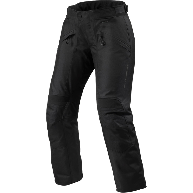 Pantalones de moto largos para mujer Revit Factor 5 H2O negros