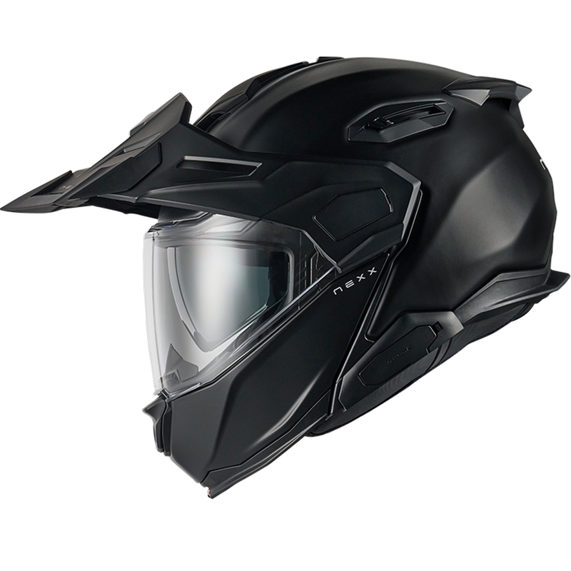 Casco de moto abatible Nexx X.Lifecountry Plain negro mate liquidación