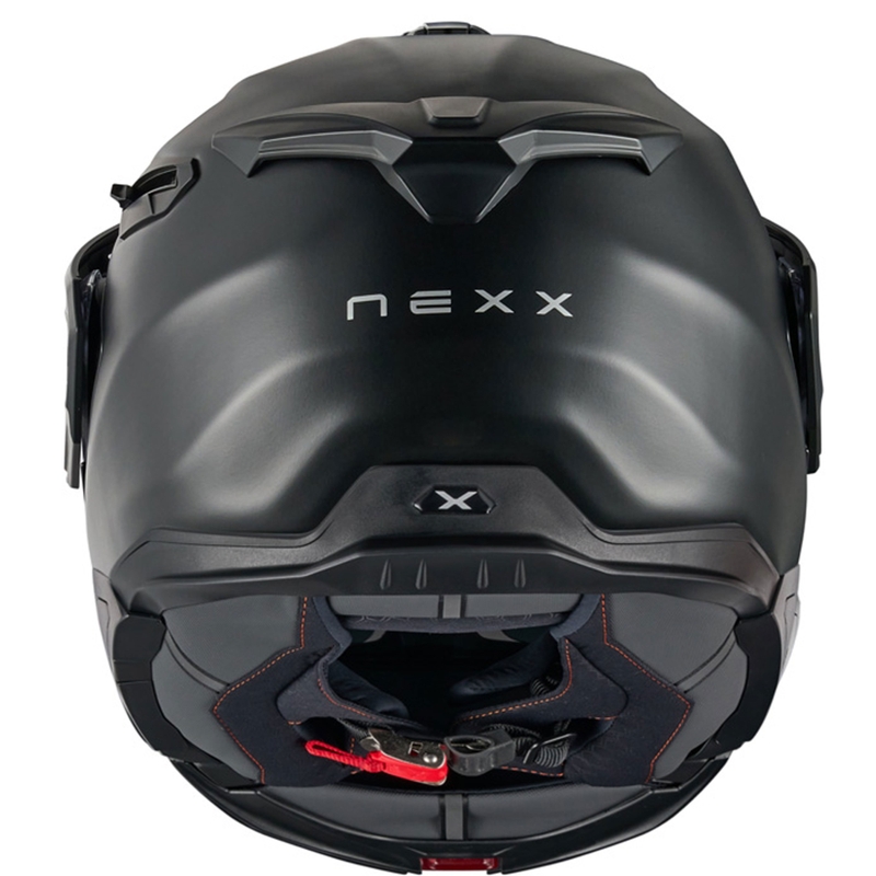 Casco de moto abatible Nexx X.Lifecountry Plain negro mate liquidación