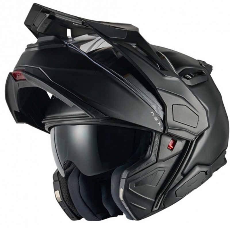 Casco de moto abatible Nexx X.Lifecountry Plain negro mate liquidación
