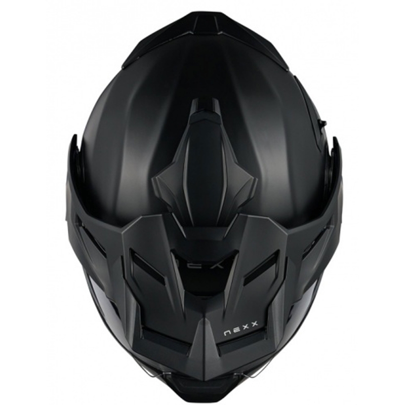 Casco de moto abatible Nexx X.Lifecountry Plain negro mate liquidación