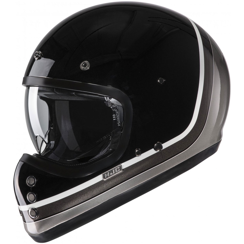 Casco integral de moto HJC V60 Scoby MC5 negro-blanco-gris