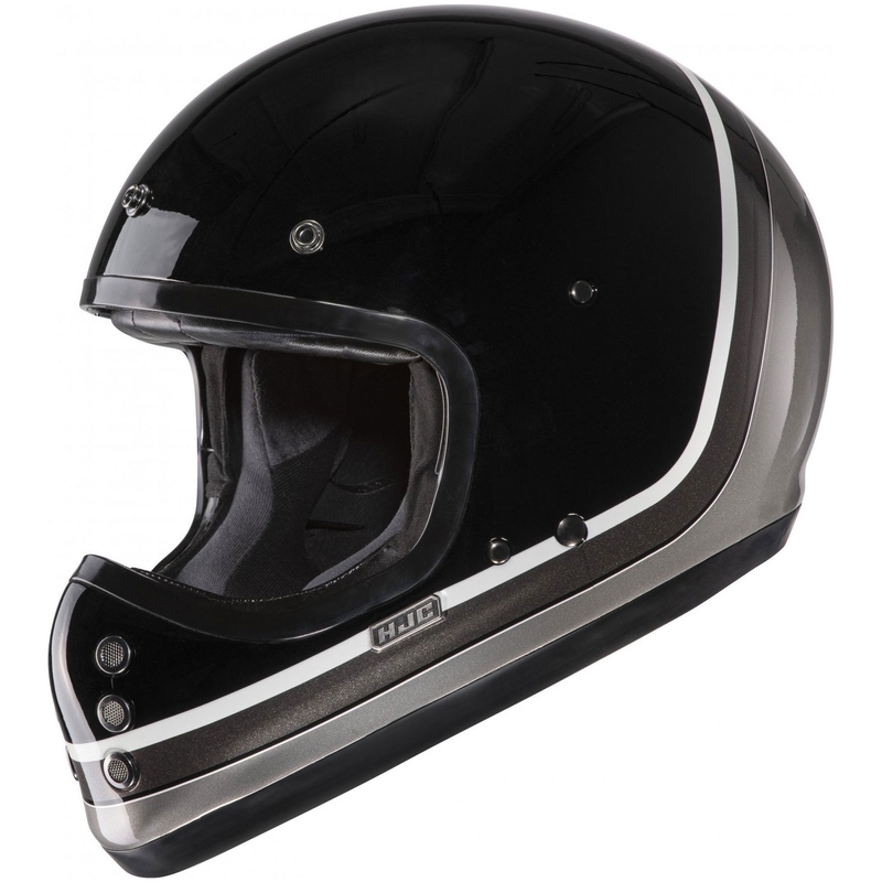 Casco integral de moto HJC V60 Scoby MC5 negro-blanco-gris