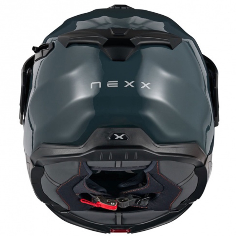 Casco de moto abatible Nexx X.Lifecountry Plain azul liquidación