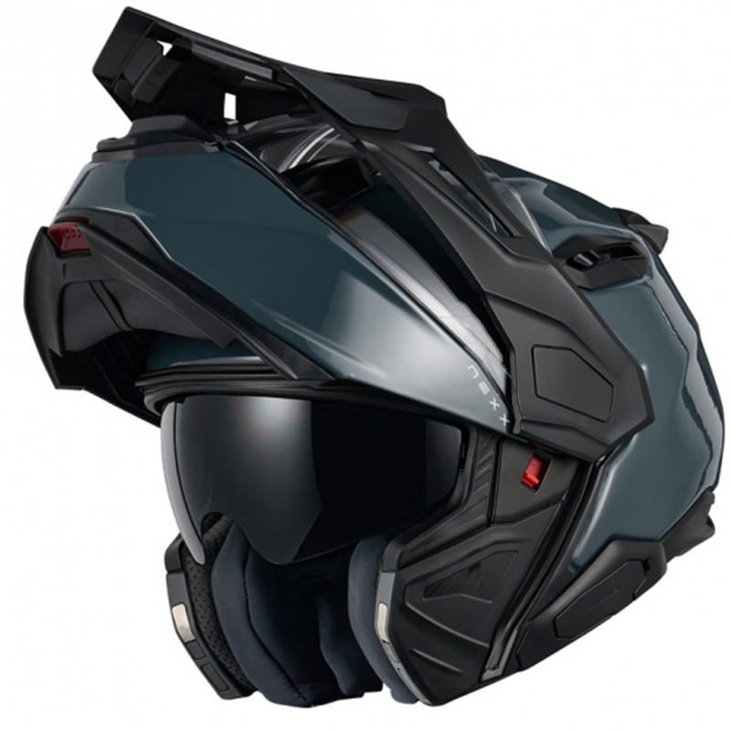Casco de moto abatible Nexx X.Lifecountry Plain azul liquidación