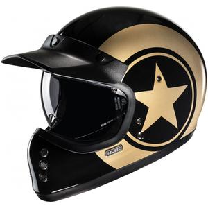 Casco integral de moto HJC V60 Nyx MC9 negro-dorado