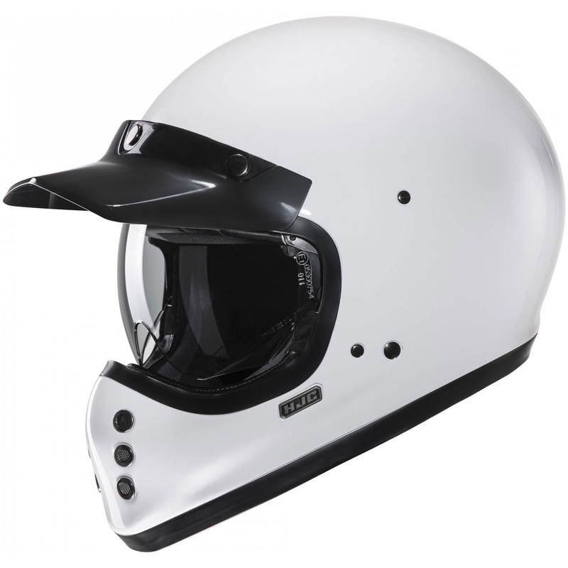 Casco integral de moto HJC V60 Solid blanco