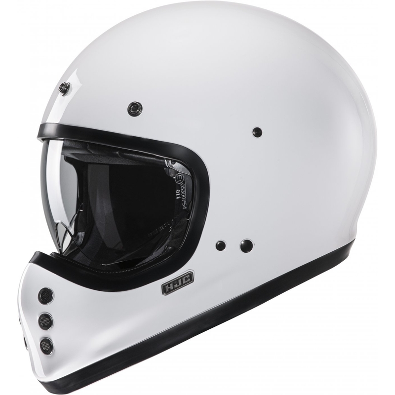 Casco integral de moto HJC V60 Solid blanco